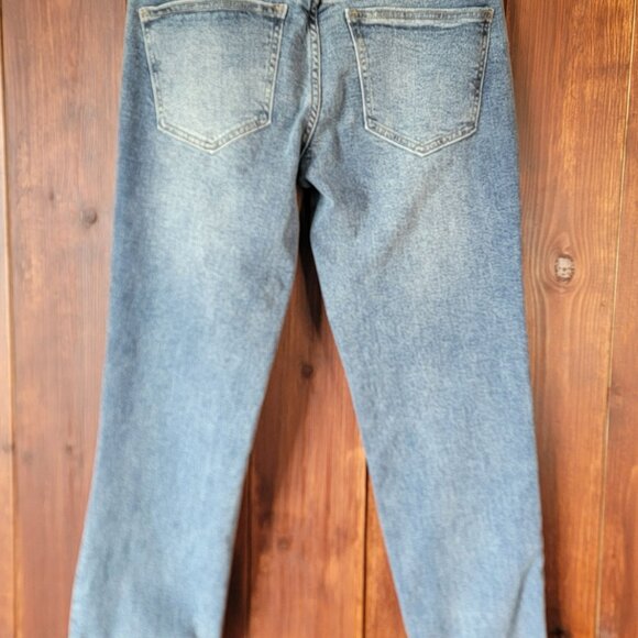 Oliver Logan Jeans Women 27 Medium Wash Vintage Button Fly Stretch Denim Pants - Picture 5 of 9